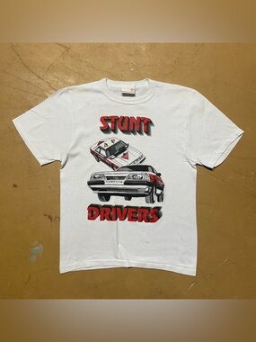 70’s Penman’s Canadian Tire Stunt Drivers Graphic Tee Autographed Small